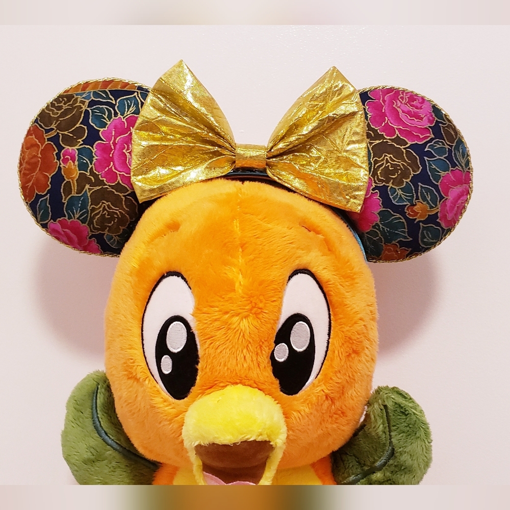 🆕️💞 Floral and Metallic Gold Mouse Ears